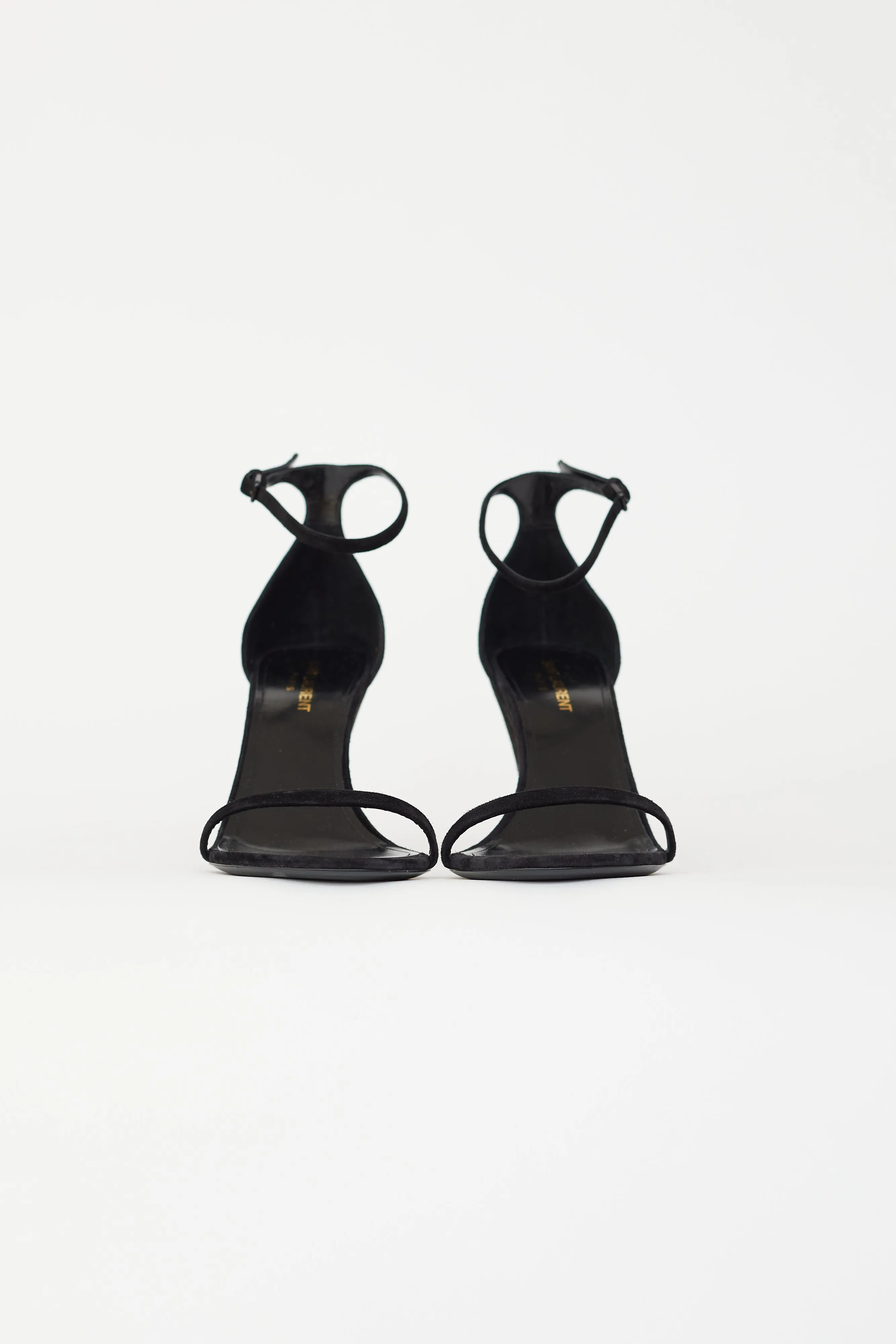 Black Suede Wedge Sandal