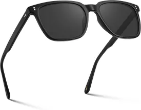 CARFIA Retro Acetate Polarized Sunglasses for Men UV400 Protection Driving Outdoor Anti-Glare Sun Glasses CA5354WS