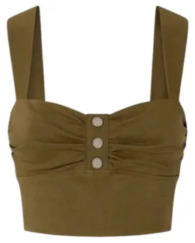Crop Top in Lino Stretch