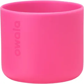 Owala Silicone Water Bottle Boot, Anti-Slip Protective Sleeve for Water Bottle, Protects FreeSip or Flip Stainless Steel Water Bottles, 24 Oz, Bright Pink