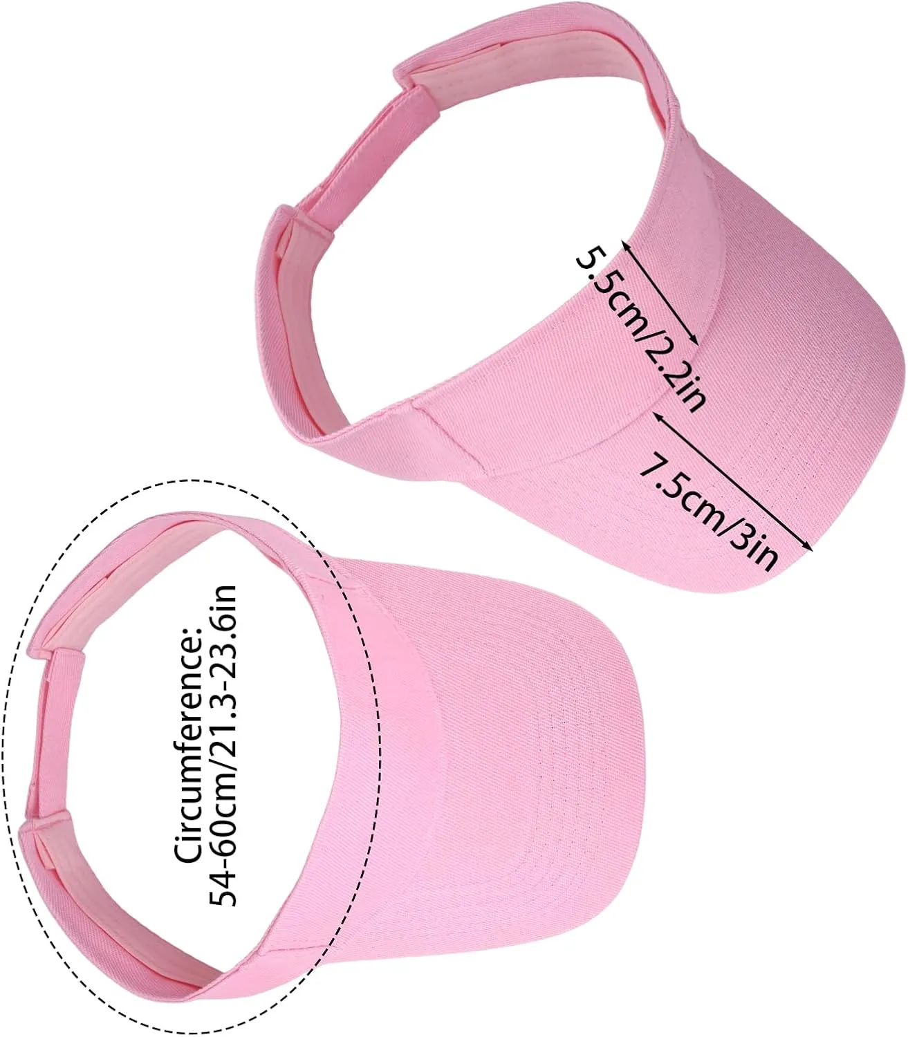 Sports Sun Visor Hats for Women Men Adjustable Cotton Beach Baseball Tennis Golf Hat Caps UV Protection Visors