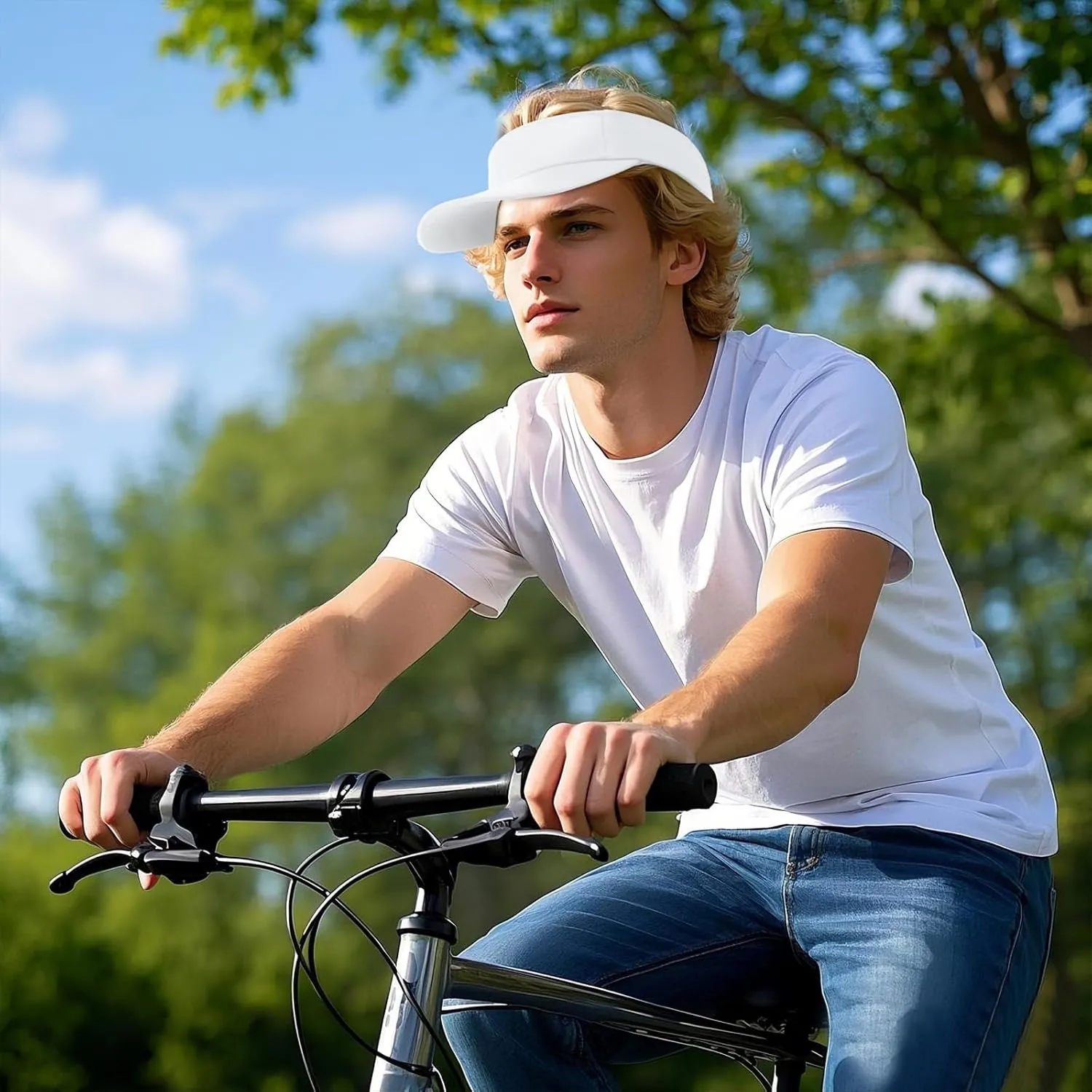 Sports Sun Visor Hats for Women Men Adjustable Cotton Beach Baseball Tennis Golf Hat Caps UV Protection Visors