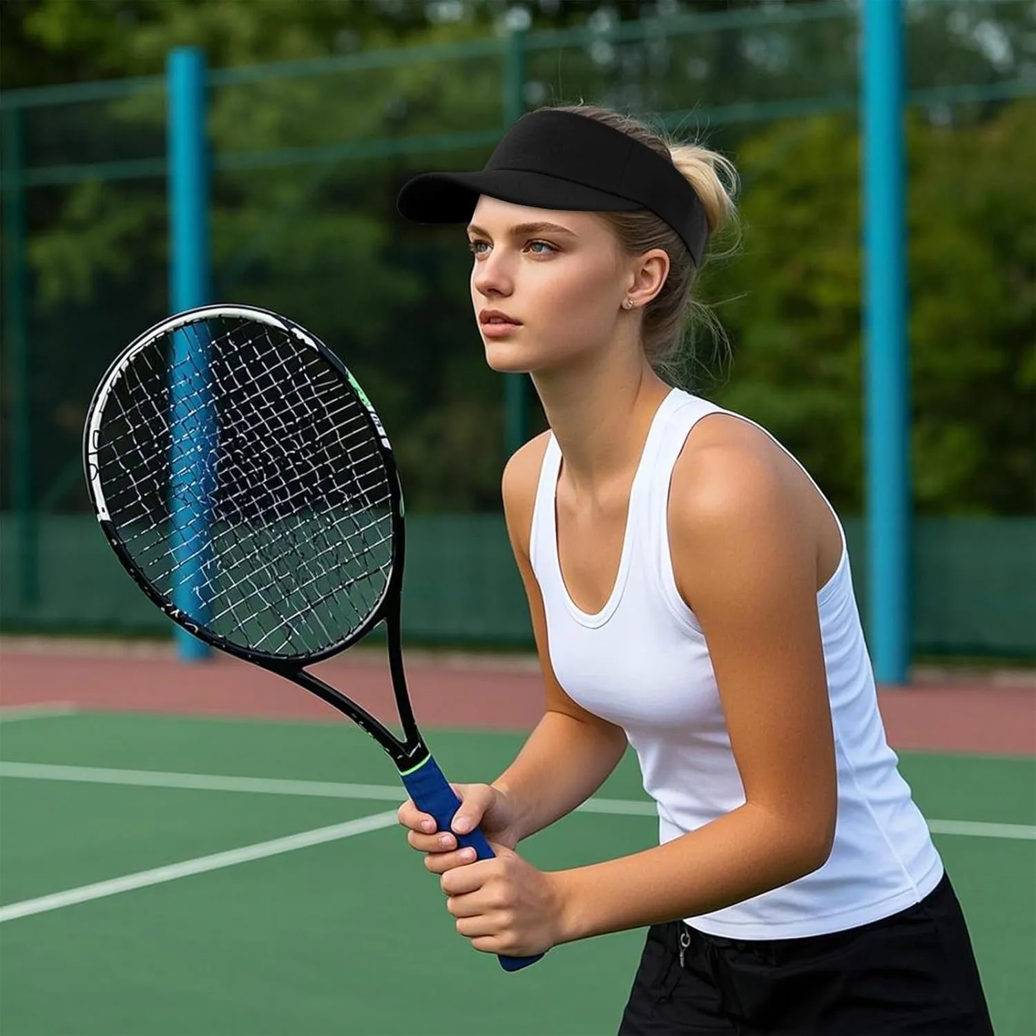 Sports Sun Visor Hats for Women Men Adjustable Cotton Beach Baseball Tennis Golf Hat Caps UV Protection Visors