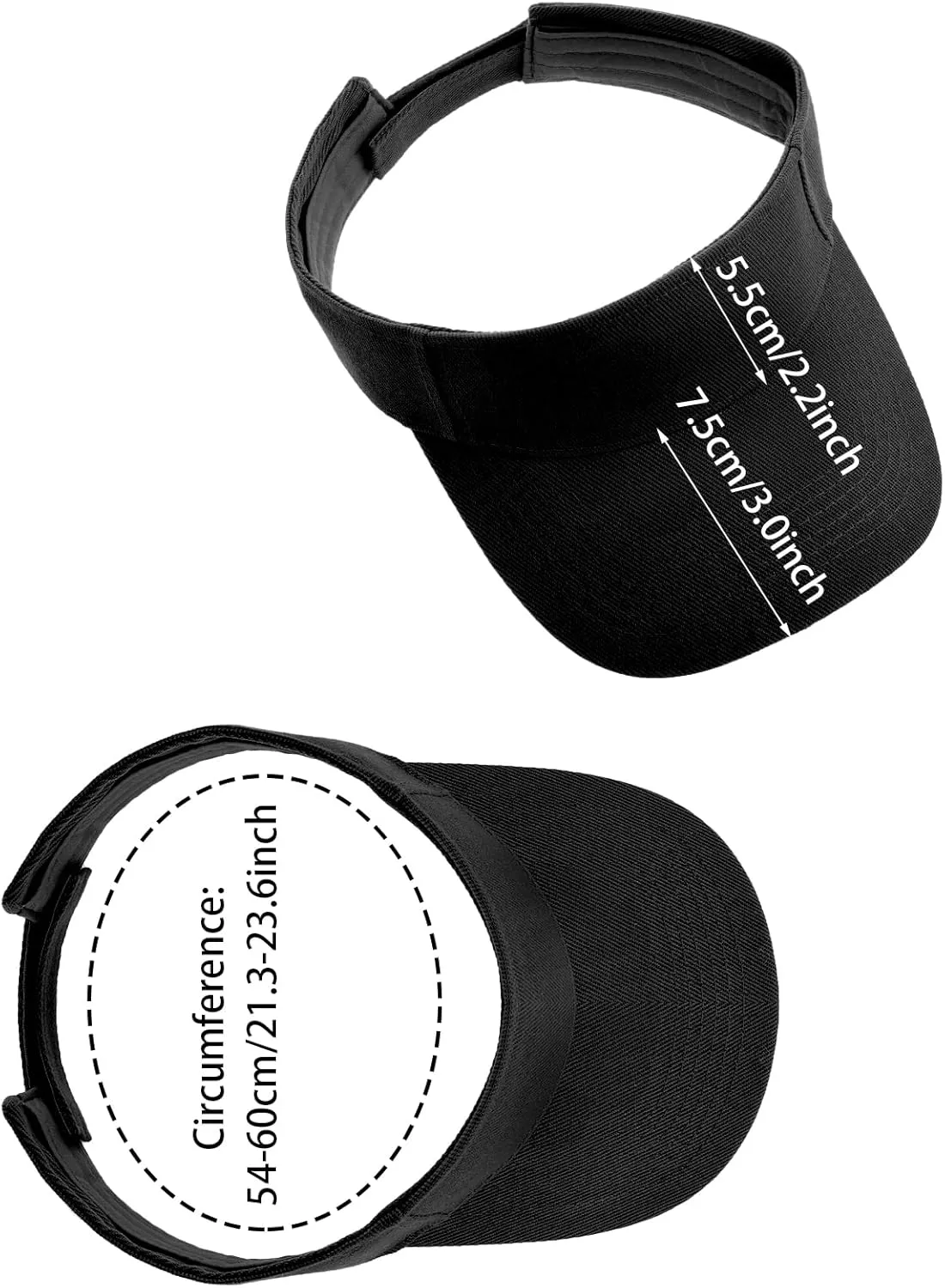 Sports Sun Visor Hats for Women Men Adjustable Cotton Beach Baseball Tennis Golf Hat Caps UV Protection Visors