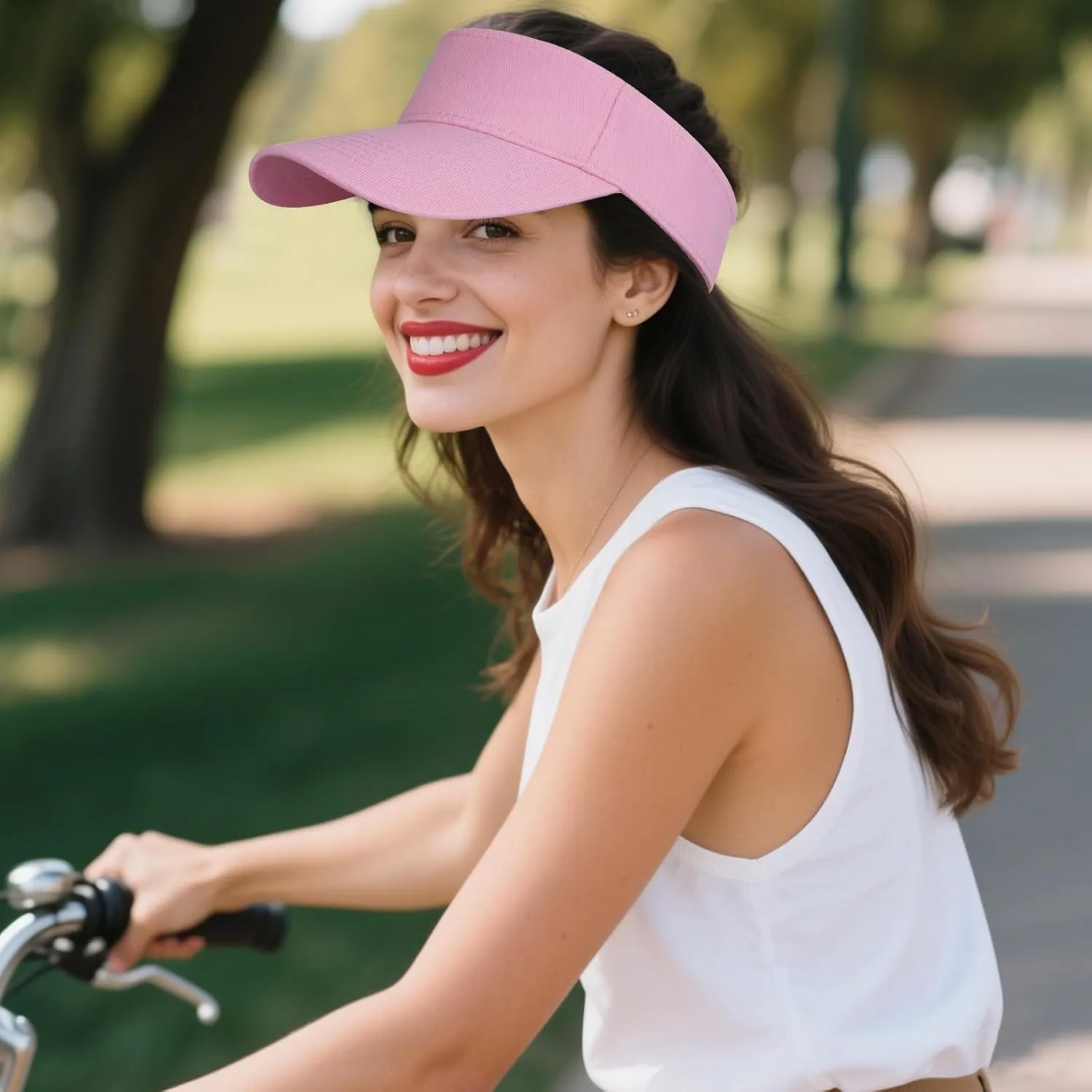 Sports Sun Visor Hats for Women Men Adjustable Cotton Beach Baseball Tennis Golf Hat Caps UV Protection Visors