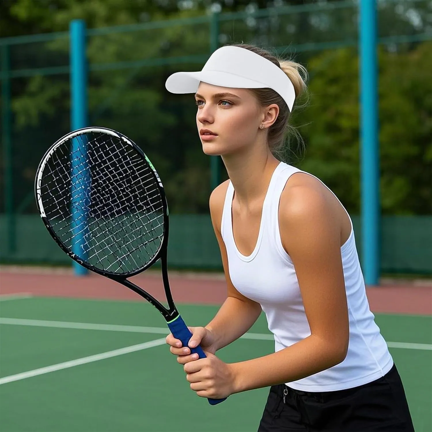 Sports Sun Visor Hats for Women Men Adjustable Cotton Beach Baseball Tennis Golf Hat Caps UV Protection Visors