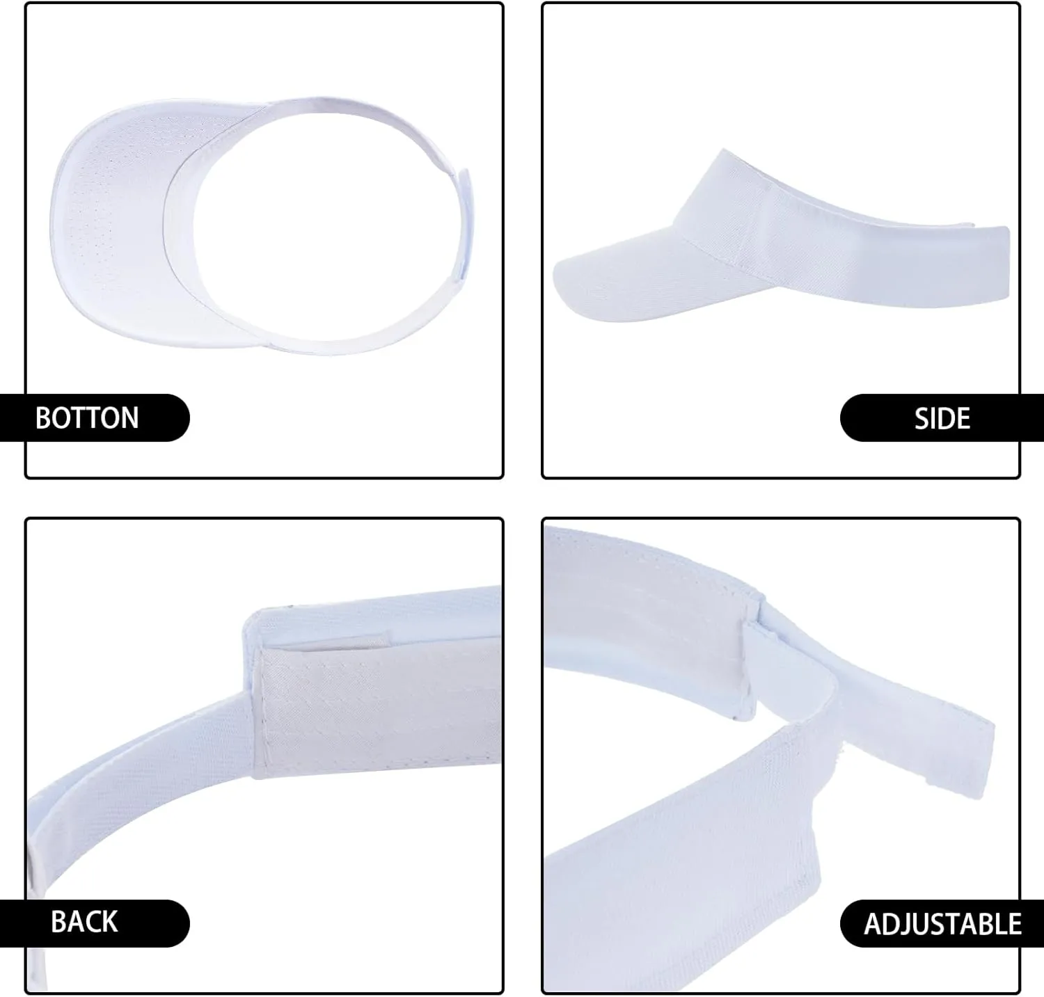 Sports Sun Visor Hats for Women Men Adjustable Cotton Beach Baseball Tennis Golf Hat Caps UV Protection Visors