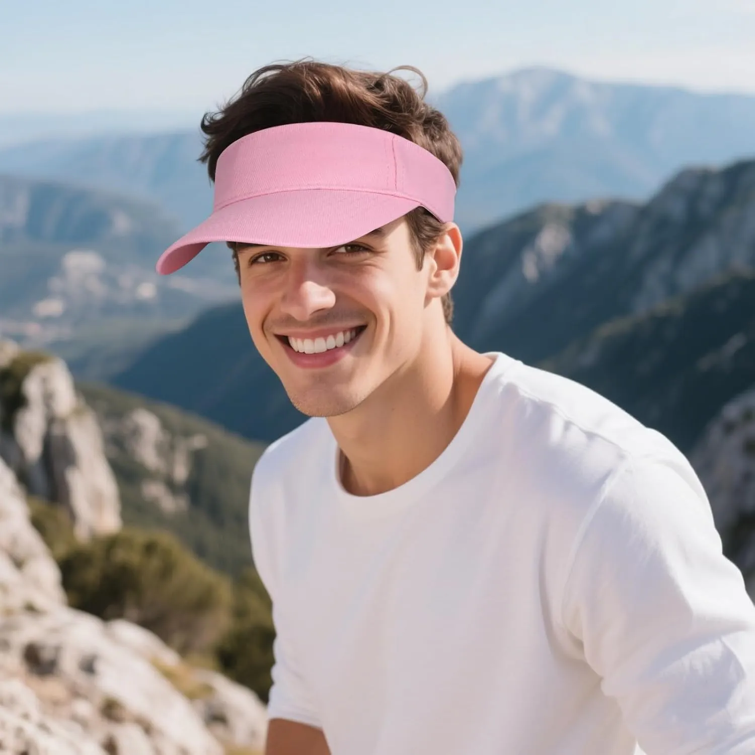 Sports Sun Visor Hats for Women Men Adjustable Cotton Beach Baseball Tennis Golf Hat Caps UV Protection Visors