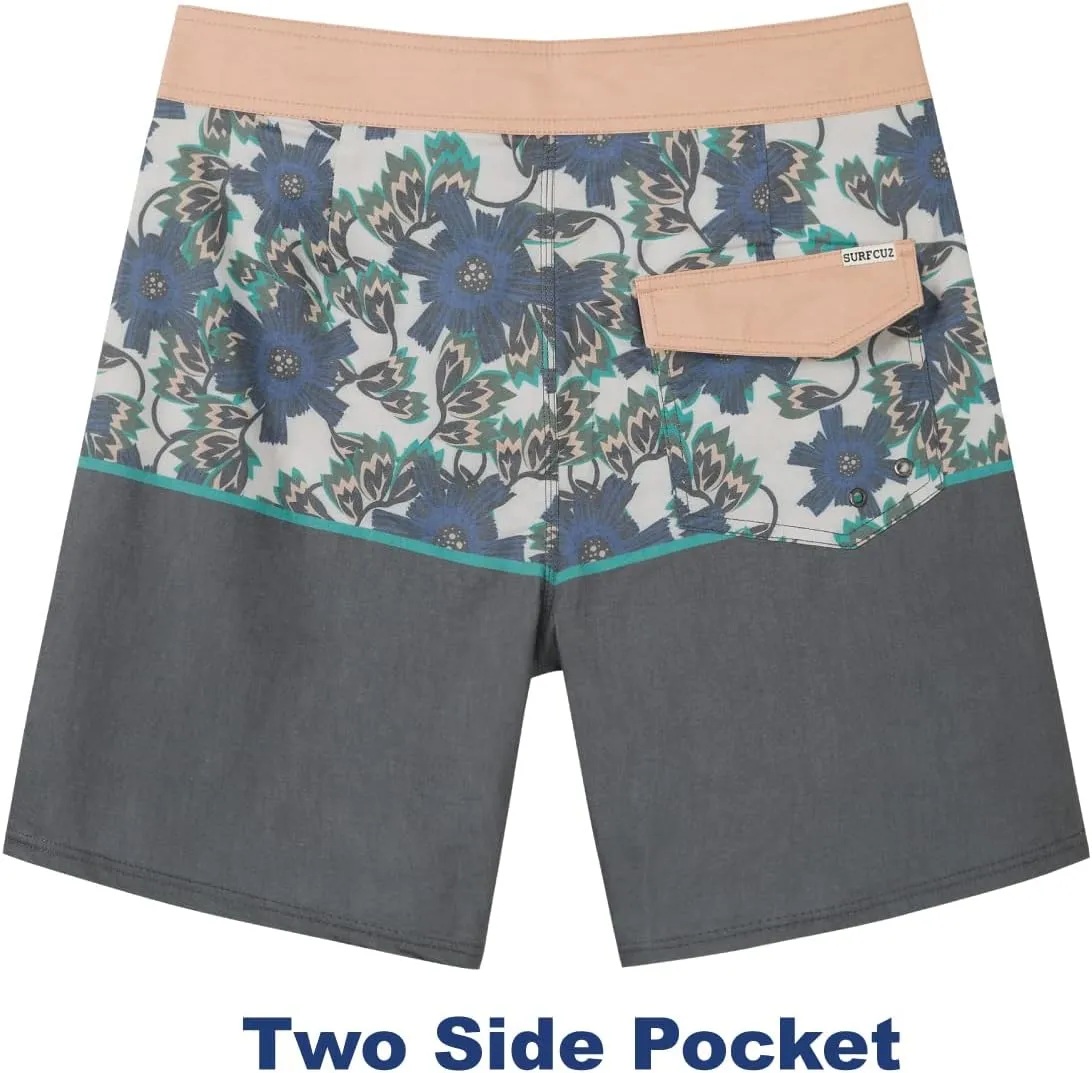 SURF CUZ Men's Vintage Cruzer Stretch Boardshort Chino Shorts