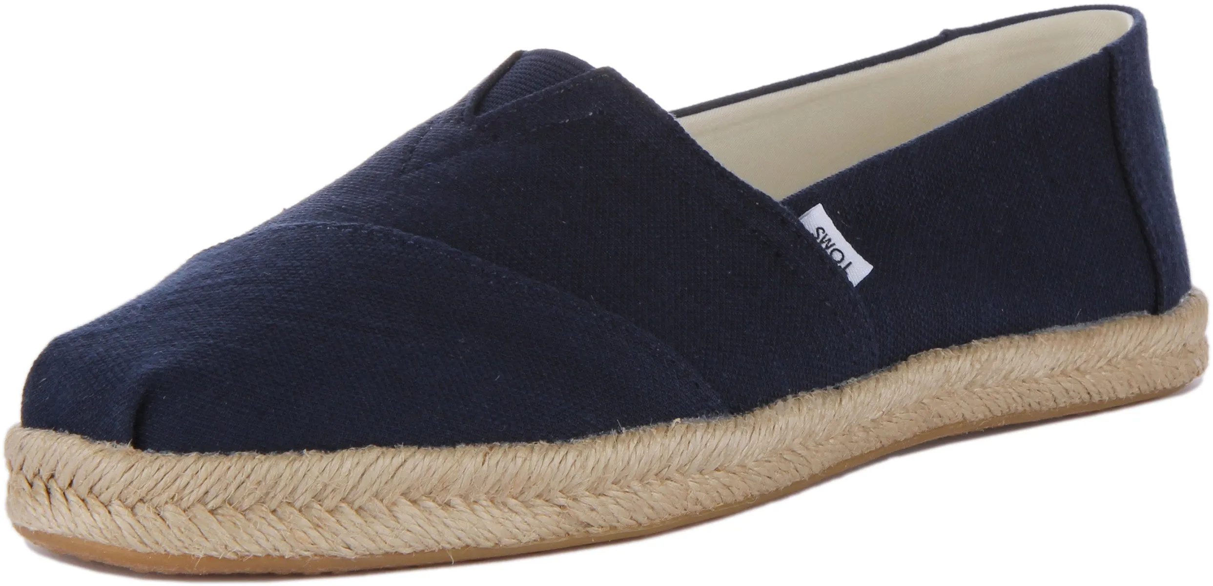 Toms Alpargata Recycled Rope In Navy For Women