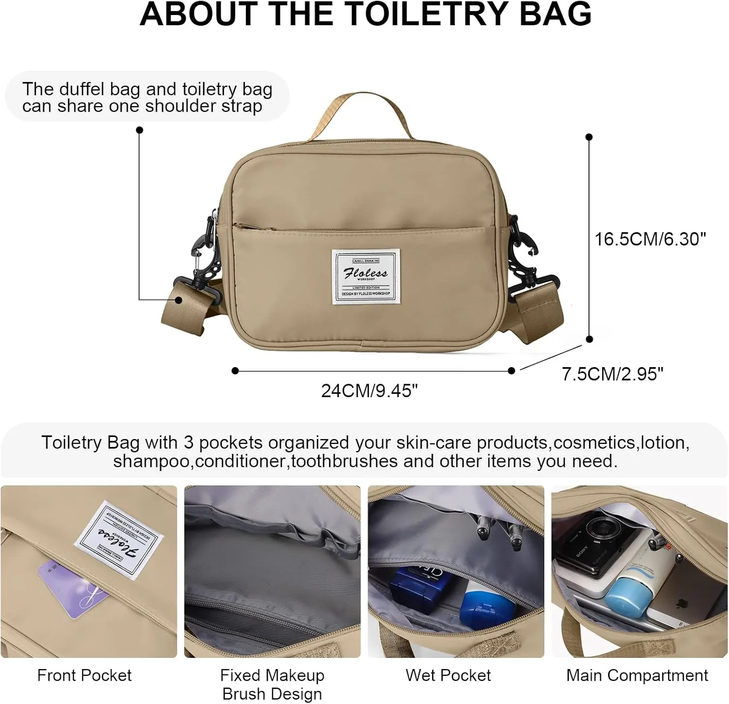 Travel Duffel Bag,Sports Tote Gym Bag,Shoulder Weekender Overnight Bag for Women