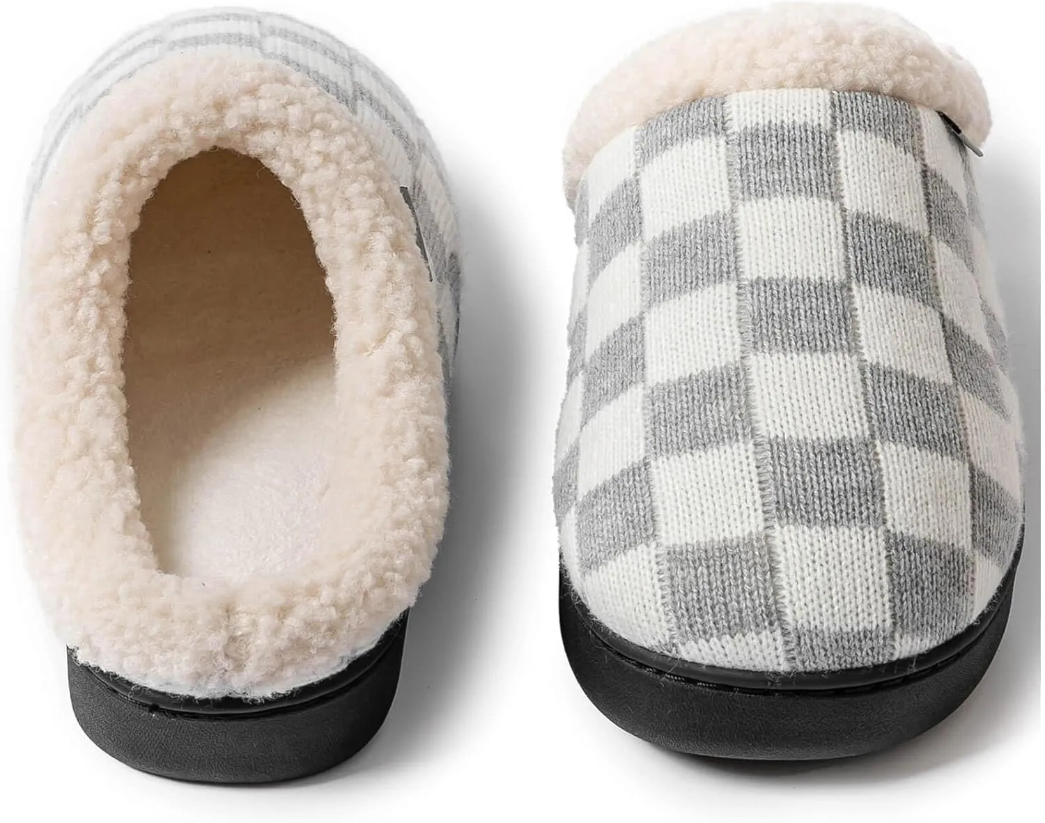 UBFEN Mens Slippers for Indoor Bedroom Memory Foam House Shoes Lightweight Slip On Outdoor Slipper