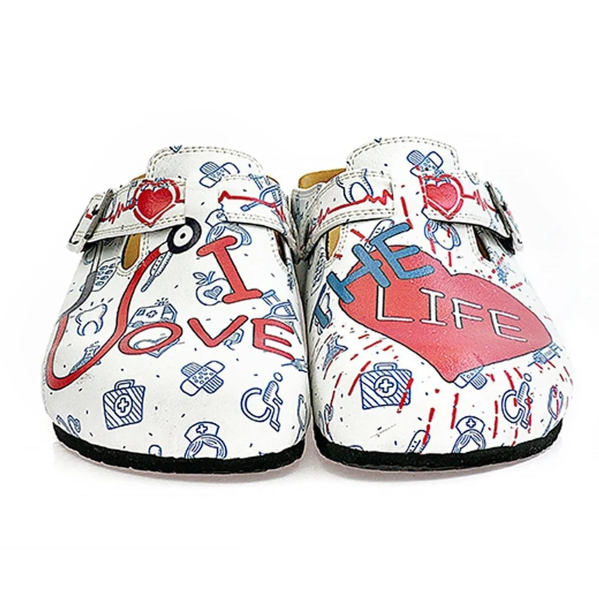 White Doctor Clogs WCAL325