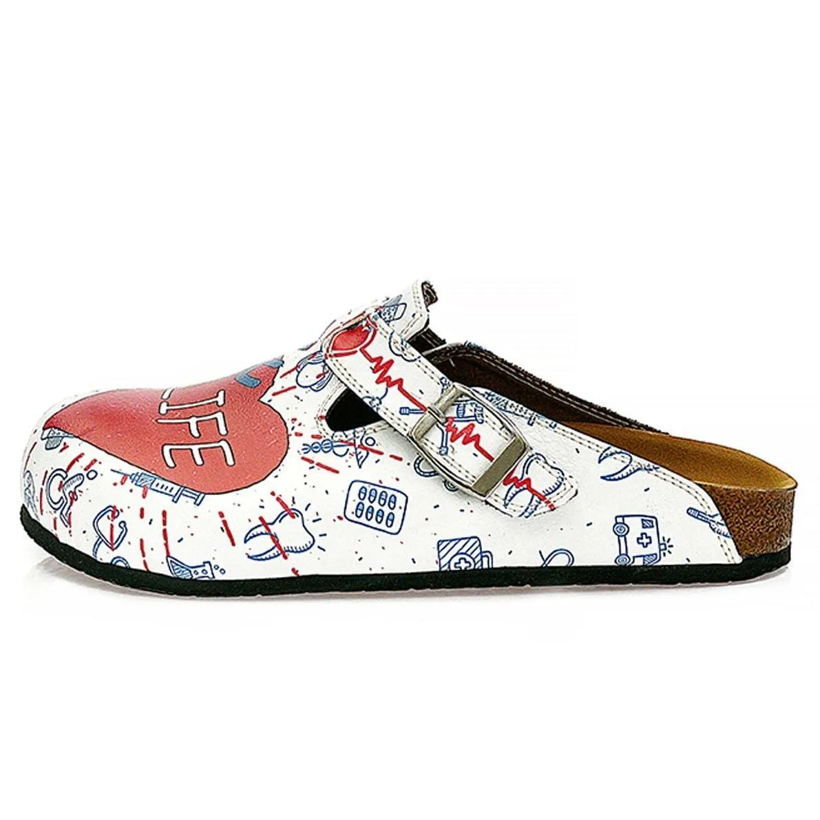 White Doctor Clogs WCAL325