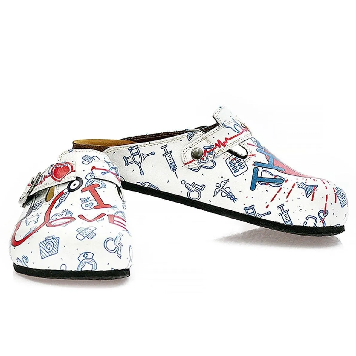 White Doctor Clogs WCAL325